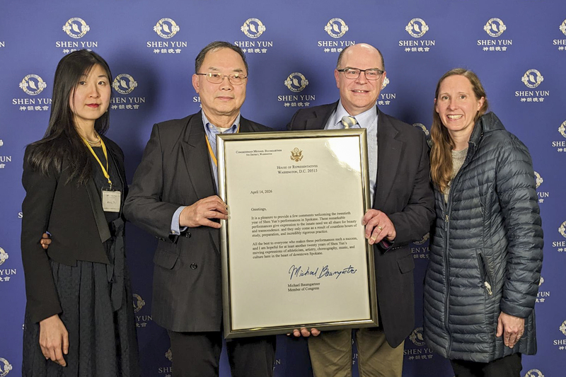 神韻斯波坎開演 美國會議員發賀信歡迎