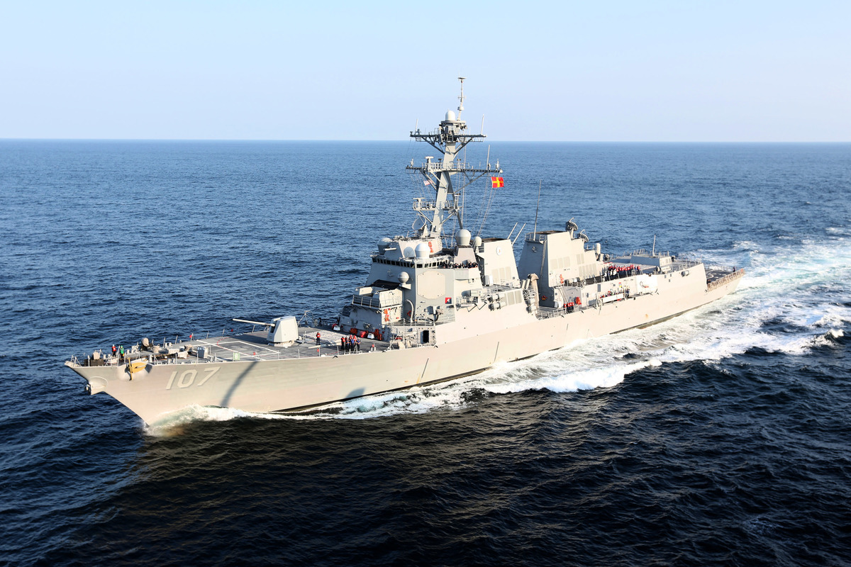 美國軍艦今年以來已經五度穿越台灣海峽。圖為示意圖。（U.S. Navy via Getty Images）