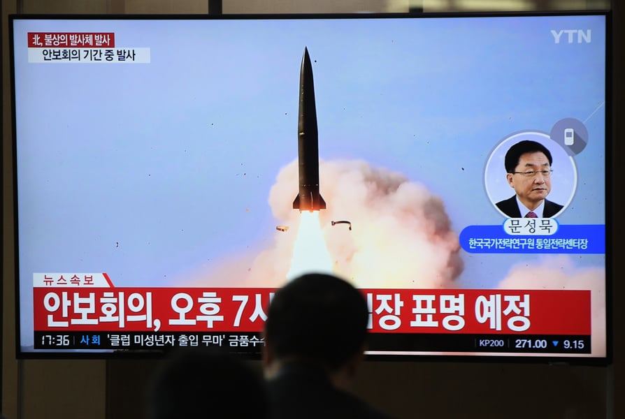 北韓射短程導彈10分鐘後 美試射洲際導彈
