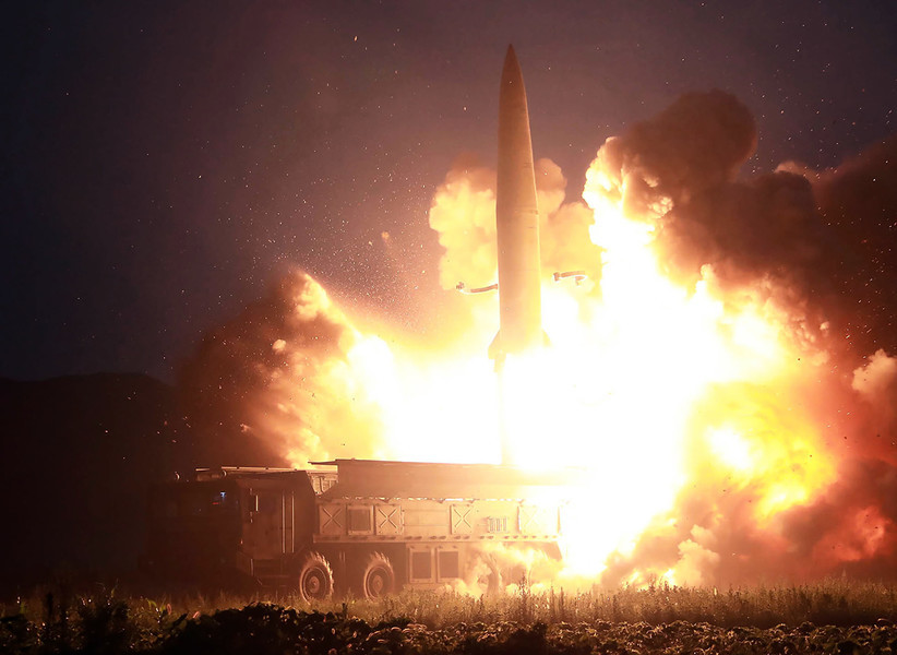 日韓官員：北韓在東海岸發射彈道導彈