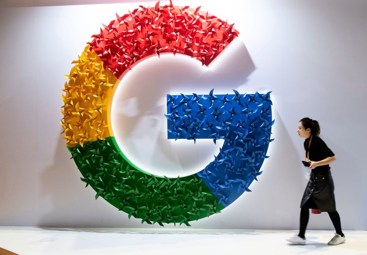  谷歌公司的總市值約為2.05萬億澳元，是全球第四大最具價值的科技公司。（JOHANNES EISELE/AFP /Getty Images）