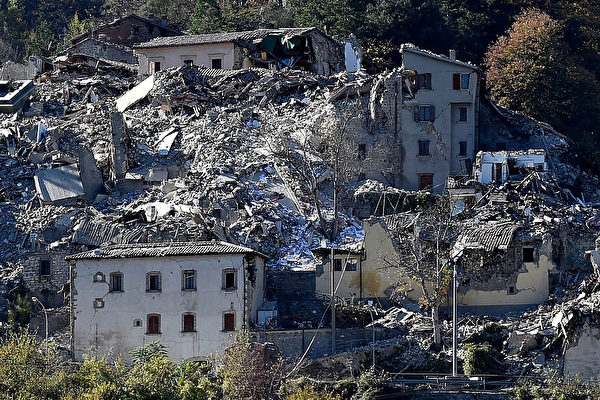 組圖：意大利36年來最強地震 震中城鎮全毀