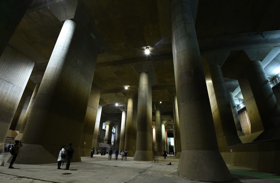 「地下神殿」在洪水中挽救了東京
