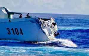 中共艦船南海互撞 專家：台軍需防中共撞船