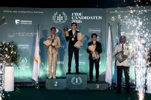 國際象棋候選人賽落幕 辛達羅夫不敗摘冠