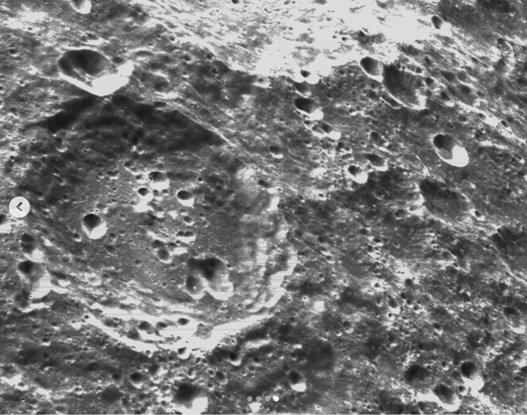 NASA發布新月球照 其表面隕石坑清晰可見