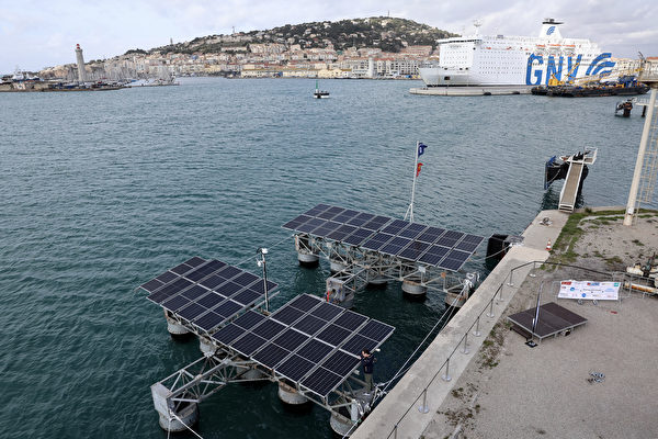 法國首設「漂浮太陽能」裝置（多圖）