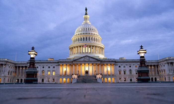 美國國會大廈。（Stefani Reynolds/Getty Images）