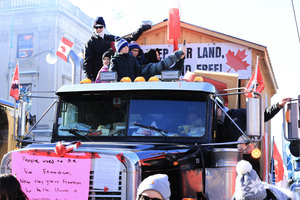加國部份卡車司機仍堅持留在渥太華抗議