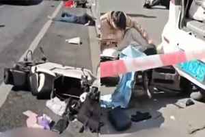 廣州街頭司機駕車撞人 至少11傷