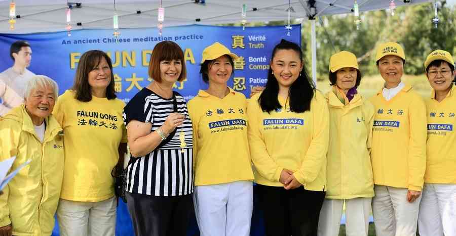 加拿大多元文化節法輪功受歡迎 議員讚真善忍