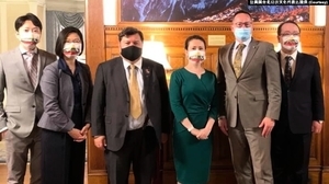 台灣駐美代表見立陶宛議員 分享對抗霸凌經驗