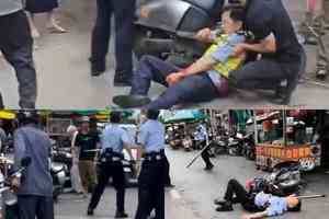 廣西一男子當街捅刺交警 民眾披露實情