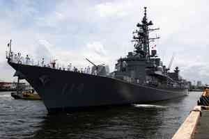 時隔近90年 日本軍艦再次造訪紐西蘭首都