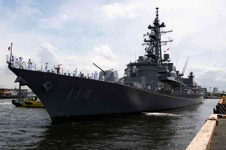 時隔近90年 日本軍艦再次造訪紐西蘭首都