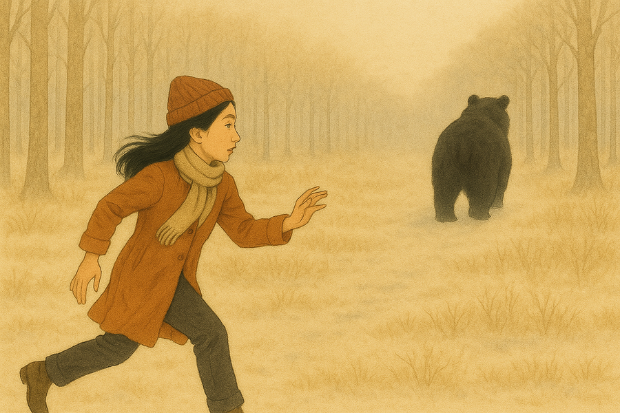 初遇美國：端著熱咖啡 追上一閃而過的大黑熊