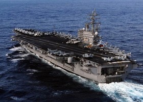 美海軍：列根號航母打擊群入南海執行任務