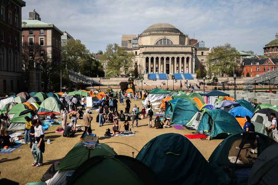 美幾所大學與抗議者達成協議 停止校園示威