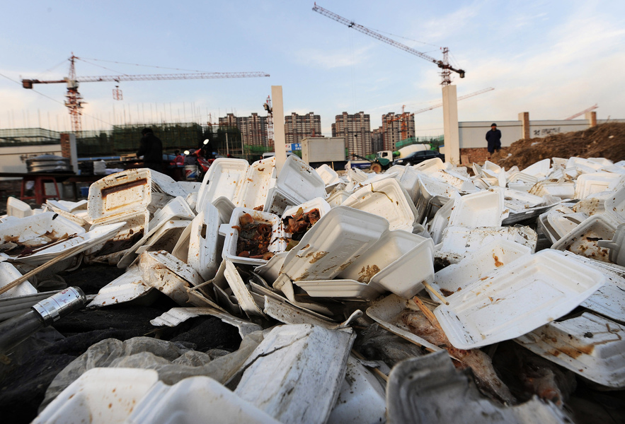 一年200萬噸外賣垃圾 中國被塑料圍城
