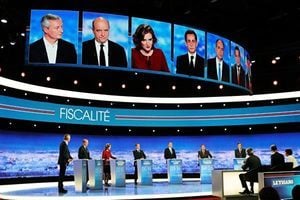 法國七總統候選人首登電視辯論 五百萬人觀看