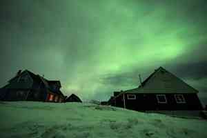 【圖輯】格陵蘭首府連續多日現綠色極光