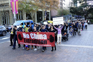 悉尼逾兩千人集會遊行 聲援香港反送中
