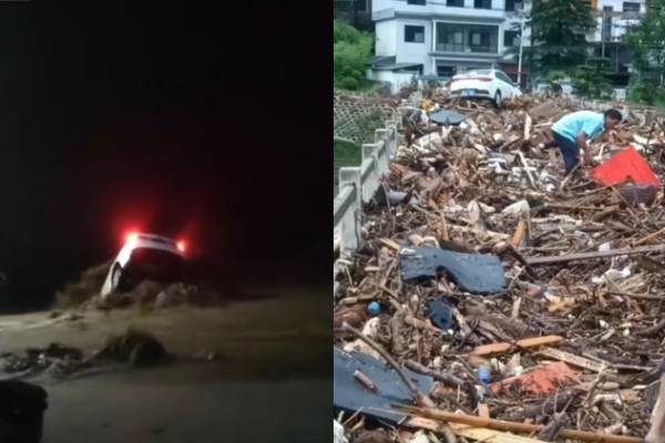 山洪夜襲河南 沖走工人板房 至少5死3失蹤