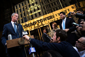 紐約市長白思豪會特朗普 表達紐約移民擔憂