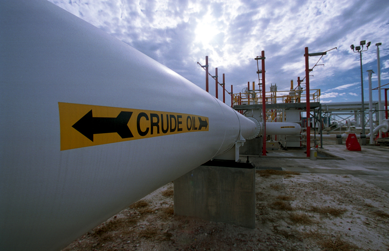 圖為美國德薩斯州博蒙特附近的聯邦戰略石油儲備設施。（Joe Raedle/Staff/Getty Images）