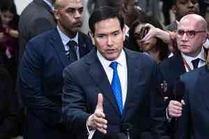 習特會前 中共暗示對魯比奧制裁不再生效