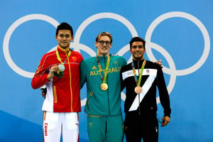 男子400米自由泳 孫揚不敵澳洲新星衛冕失敗
