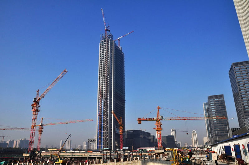 經濟衰退典型跡象 中國摩天大樓項目遭擱置