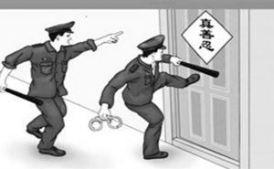 錄像頭監控 北京法輪功學員梁新被綁架
