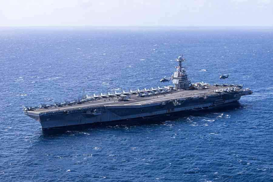 美國福特號航母如何利用軟殺傷力攔截伊朗導彈
