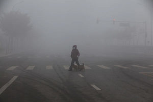 霧霾籠罩百萬平方公里 北京近五百航班取消