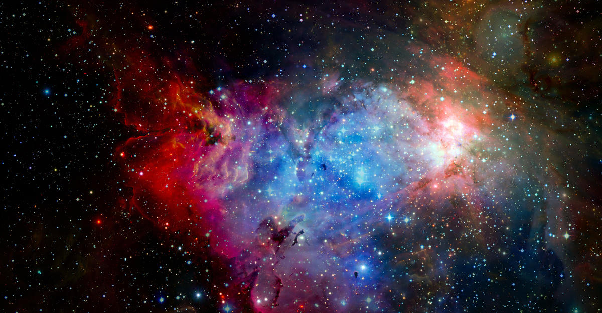 由美國太空總署提供的宇宙星系圖。（Shutterstock）