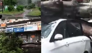 【影片】颱風米克拉登陸 福建漳浦等地狂風暴雨