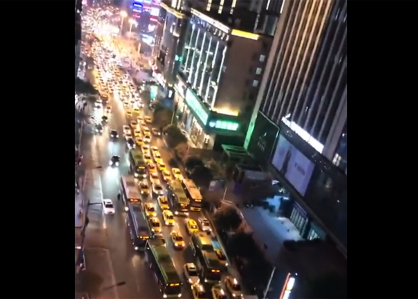 【一線採訪】重慶數千司機罷工 要求降承包費