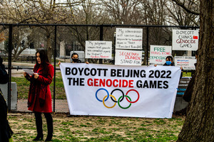 民眾發起要求拜登政府抵制2022北京冬奧會運動
