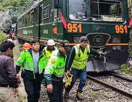 秘魯馬丘比丘兩列火車對撞 至少1死40傷