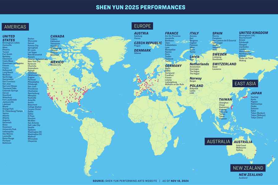 攜全新節目 神韻2025全球巡迴演出強勢回歸