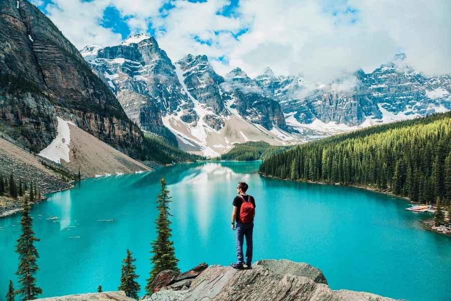 加拿大班芙公園夢蓮湖 上榜世界最美湖泊