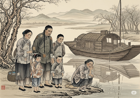 兩千錢救三命 救人者亦被神仙救