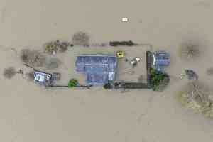 【圖輯】法國西部降雨37天破紀錄 洪水氾濫