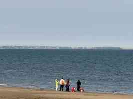 河北秦皇島驚現罕見「帶狀」海市蜃樓