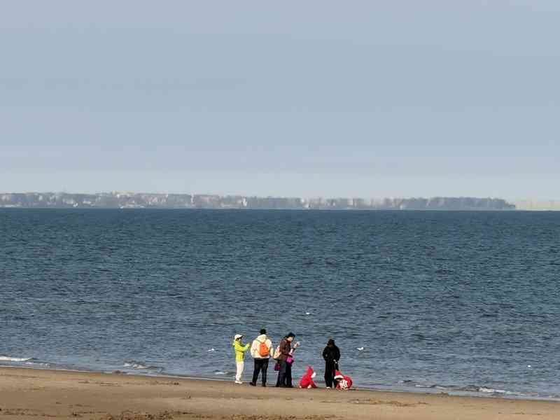 河北秦皇島驚現罕見「帶狀」海市蜃樓