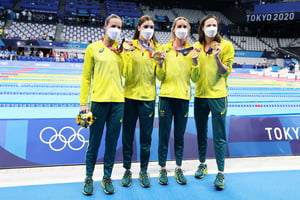 東奧7.25｜破女子4X100自由泳紀錄 澳洲隊奪奧運首金