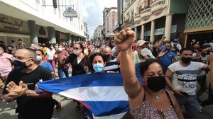 古巴爆大規模抗議 要結束共產主義獨裁統治