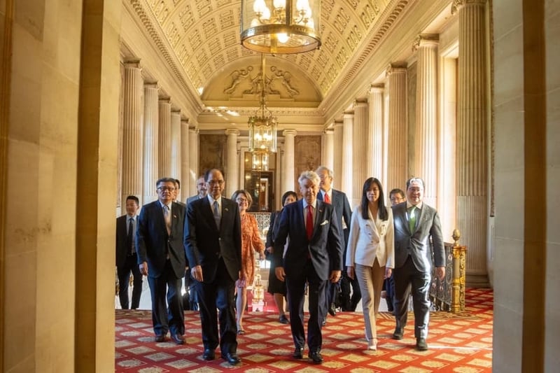 游錫堃回訪法國國會 深化台法關係 中共不滿