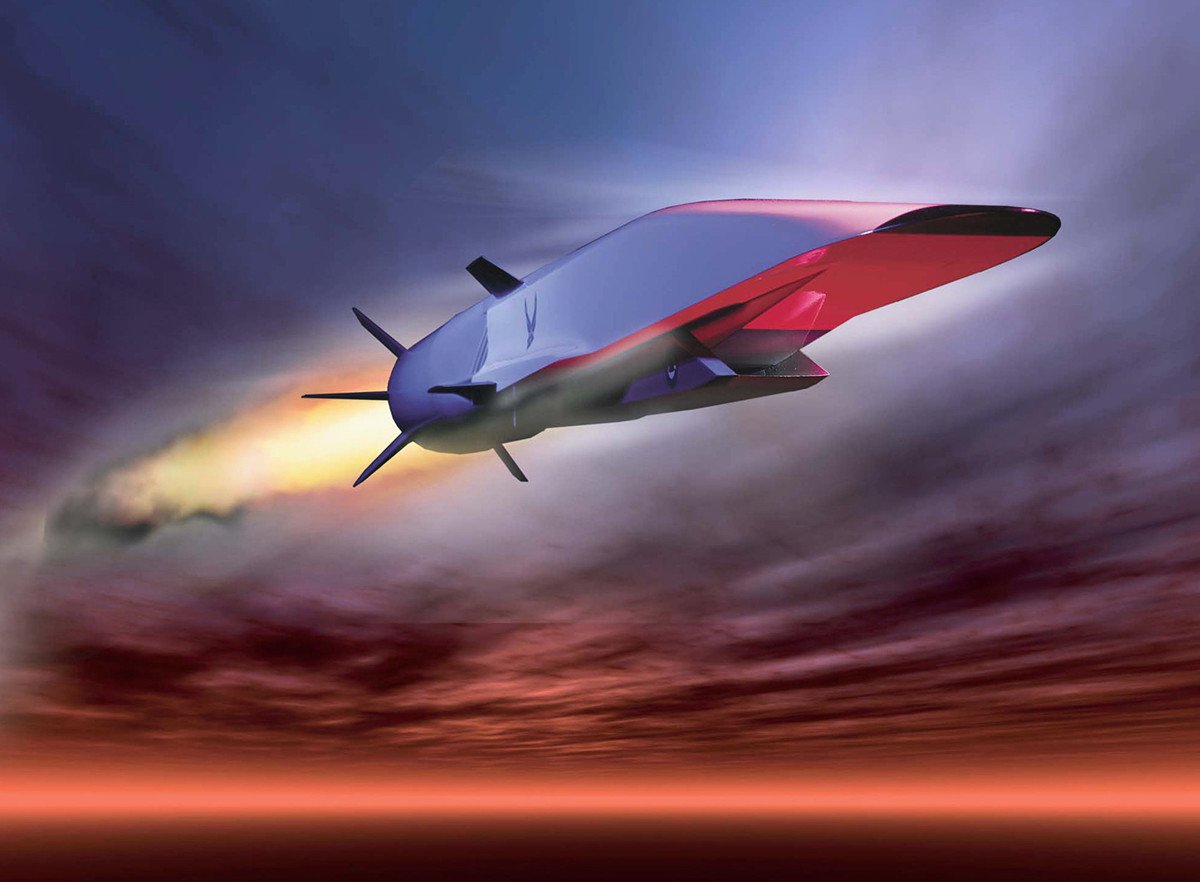 圖為美國空軍正在以高超音速飛行的X-51乘波者（X-51A Waverider）。（US AIR FORCE/AFP）